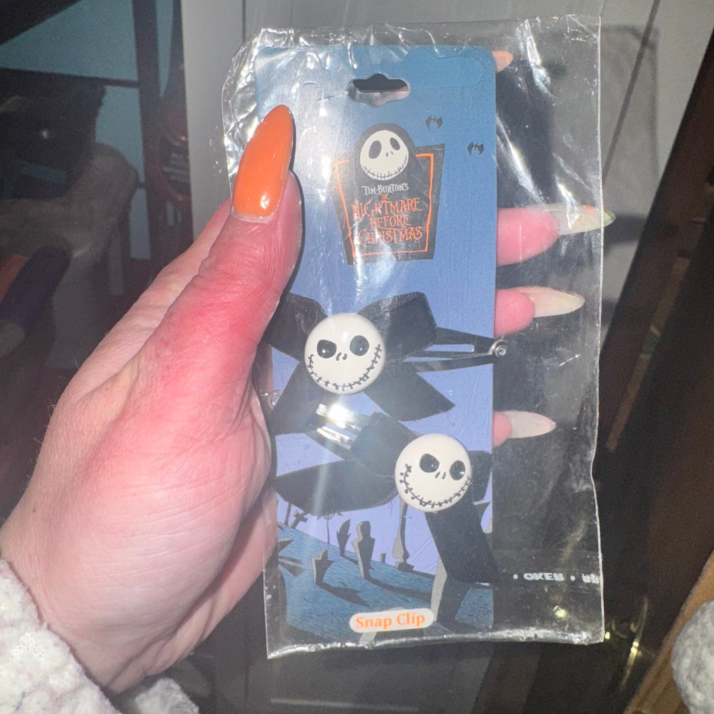 Nightmare before Christmas hair clips