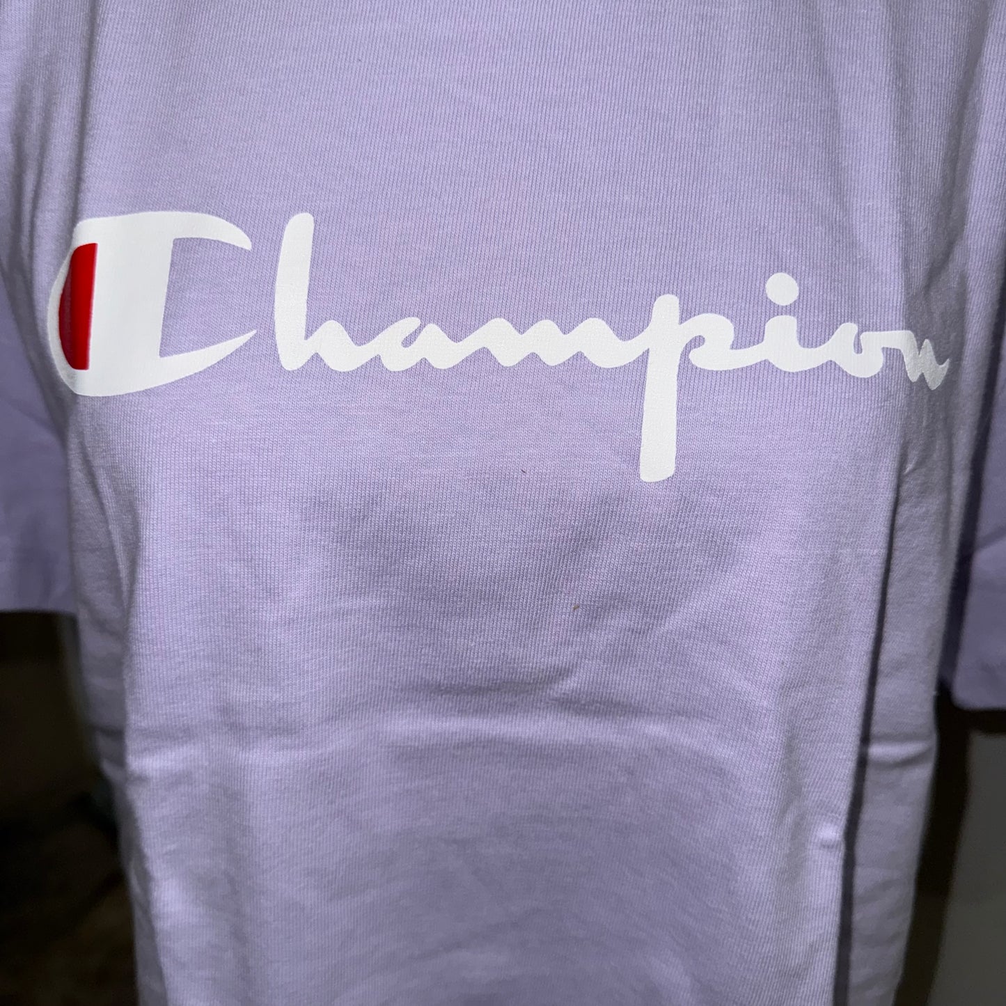 Lilac logo tee