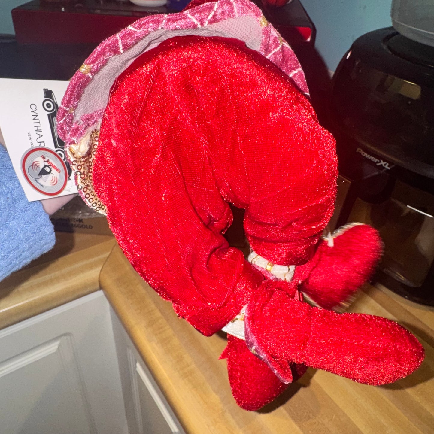 Valentine’s Day elf shelf sitter doll