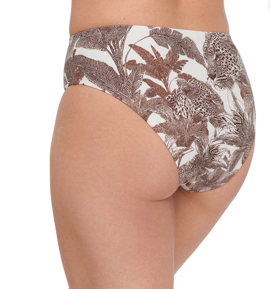Wild kingdom mid rise bikini bottom