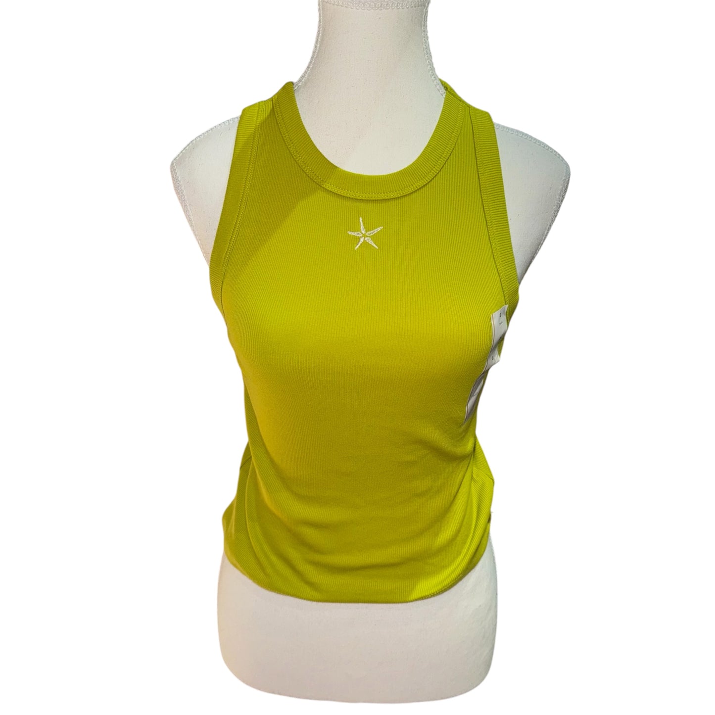 Starfish detail ribbed tank top