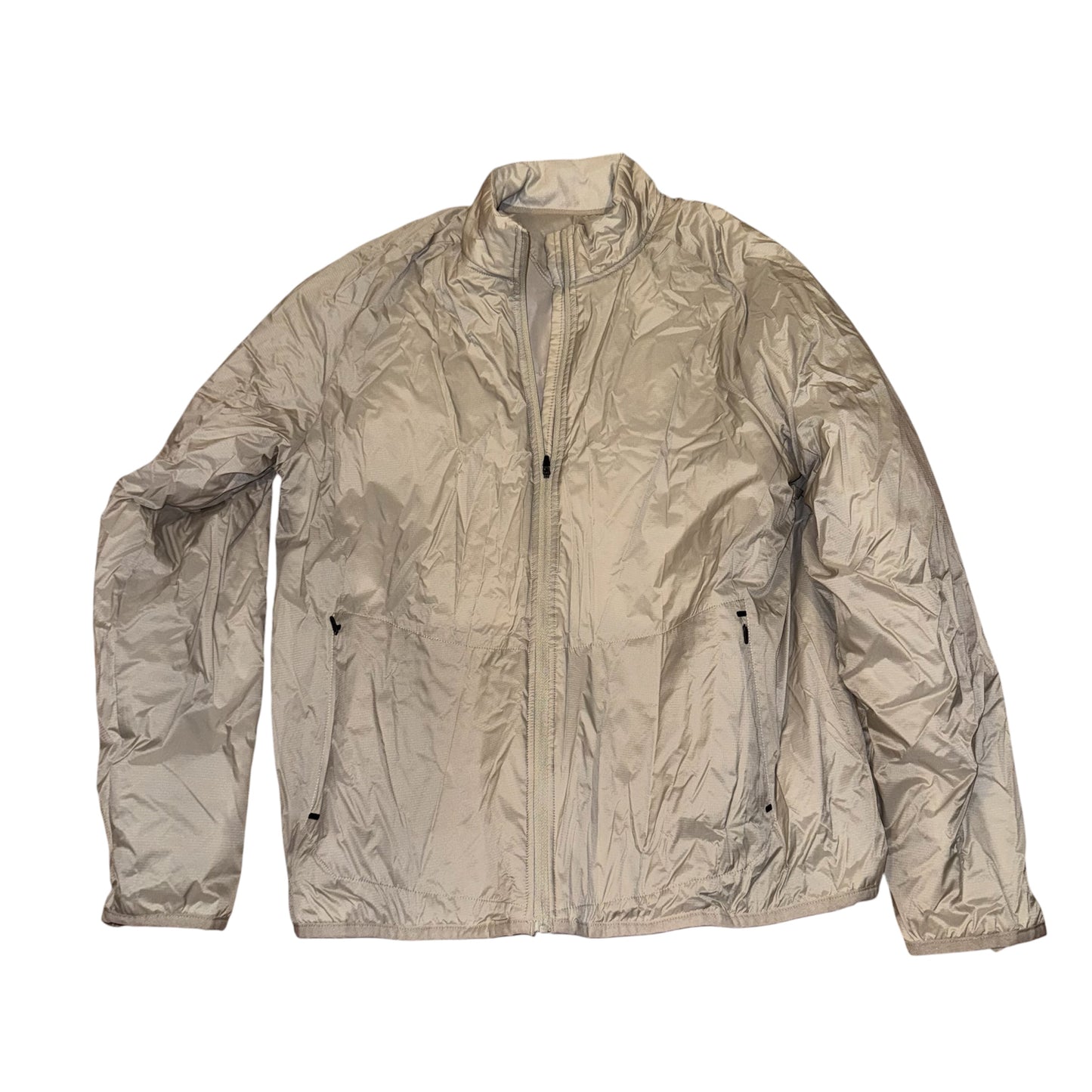 Light insulated nylon zip jacket