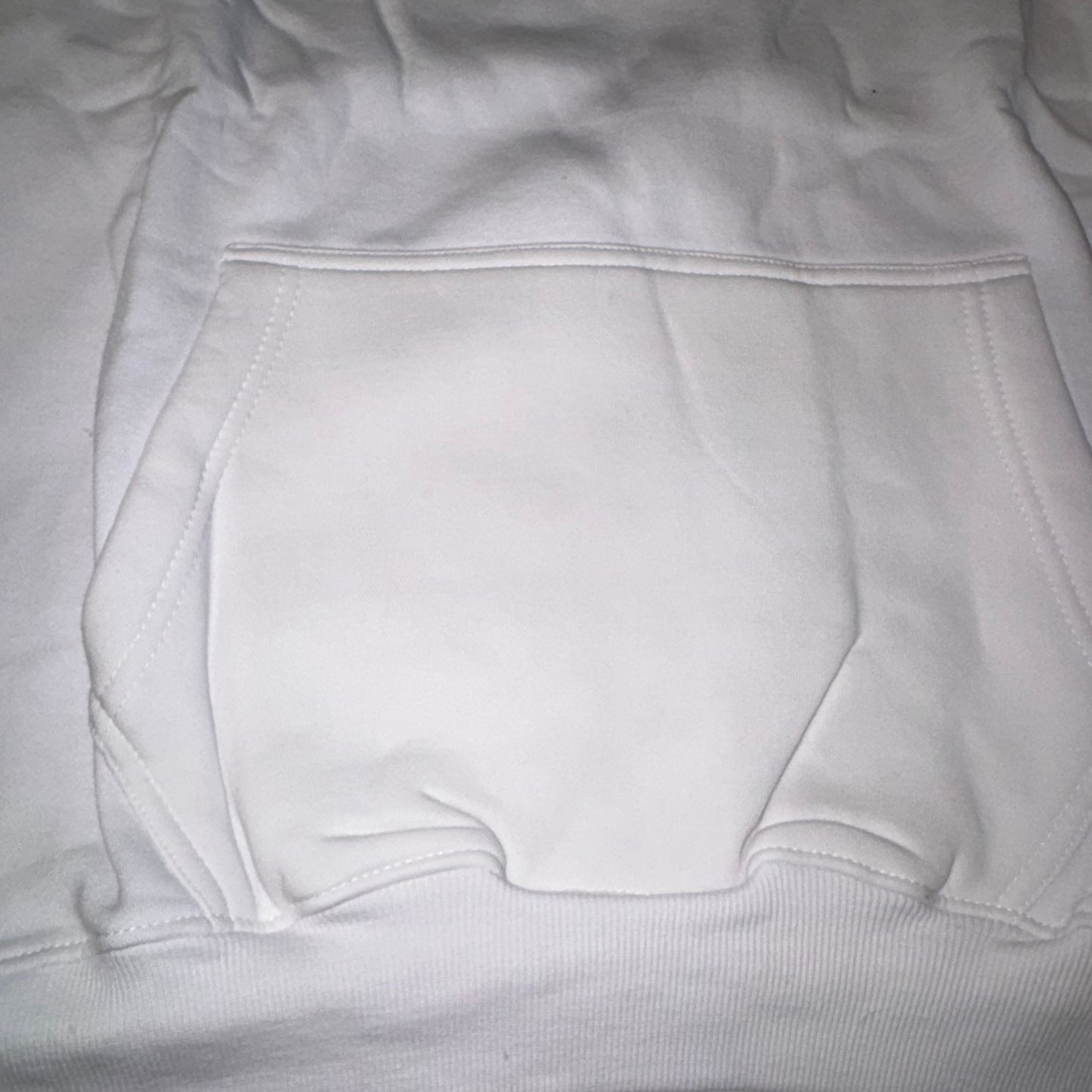 Men’s white hoodie