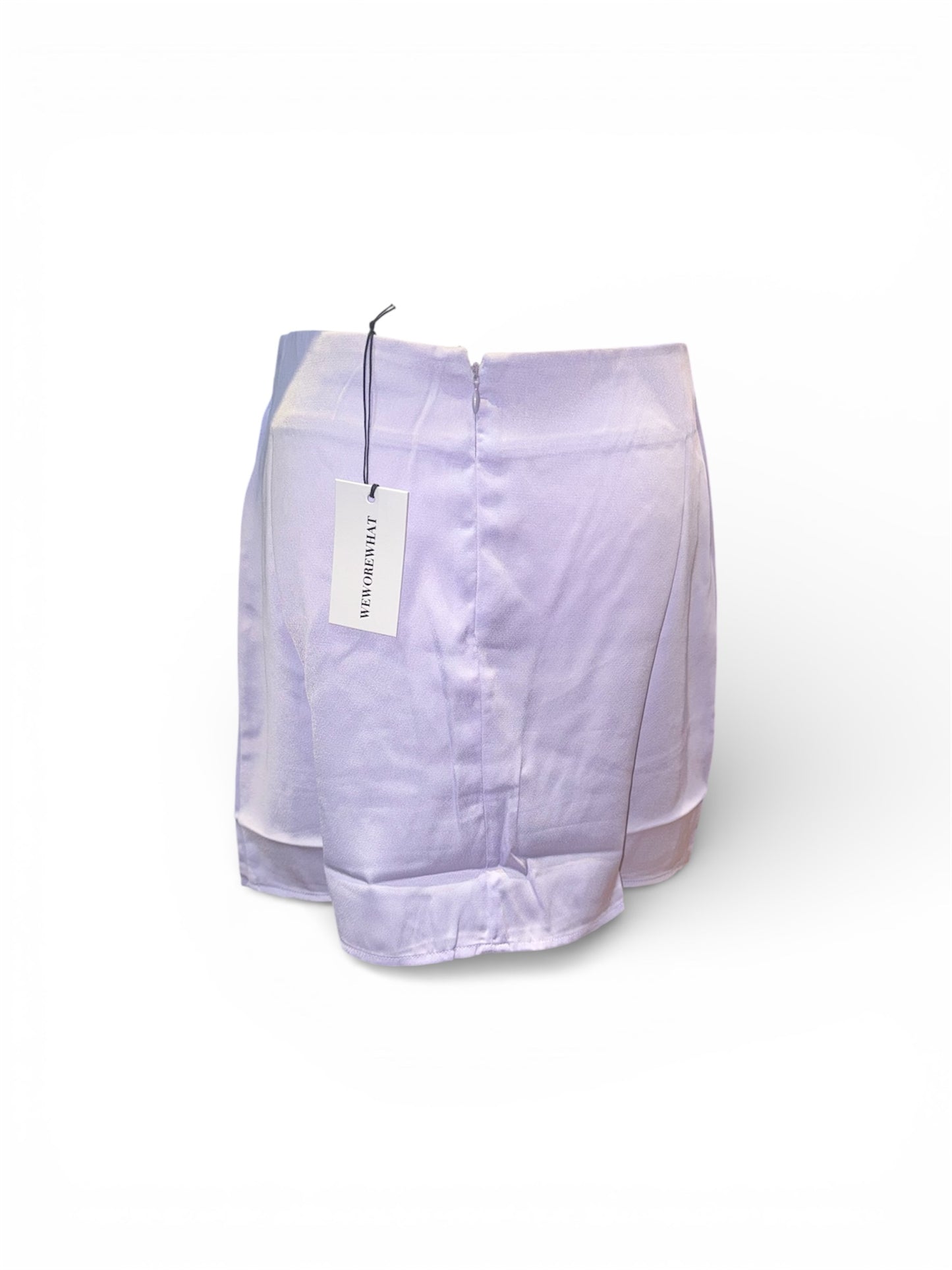 Mini slip skirt heather purple