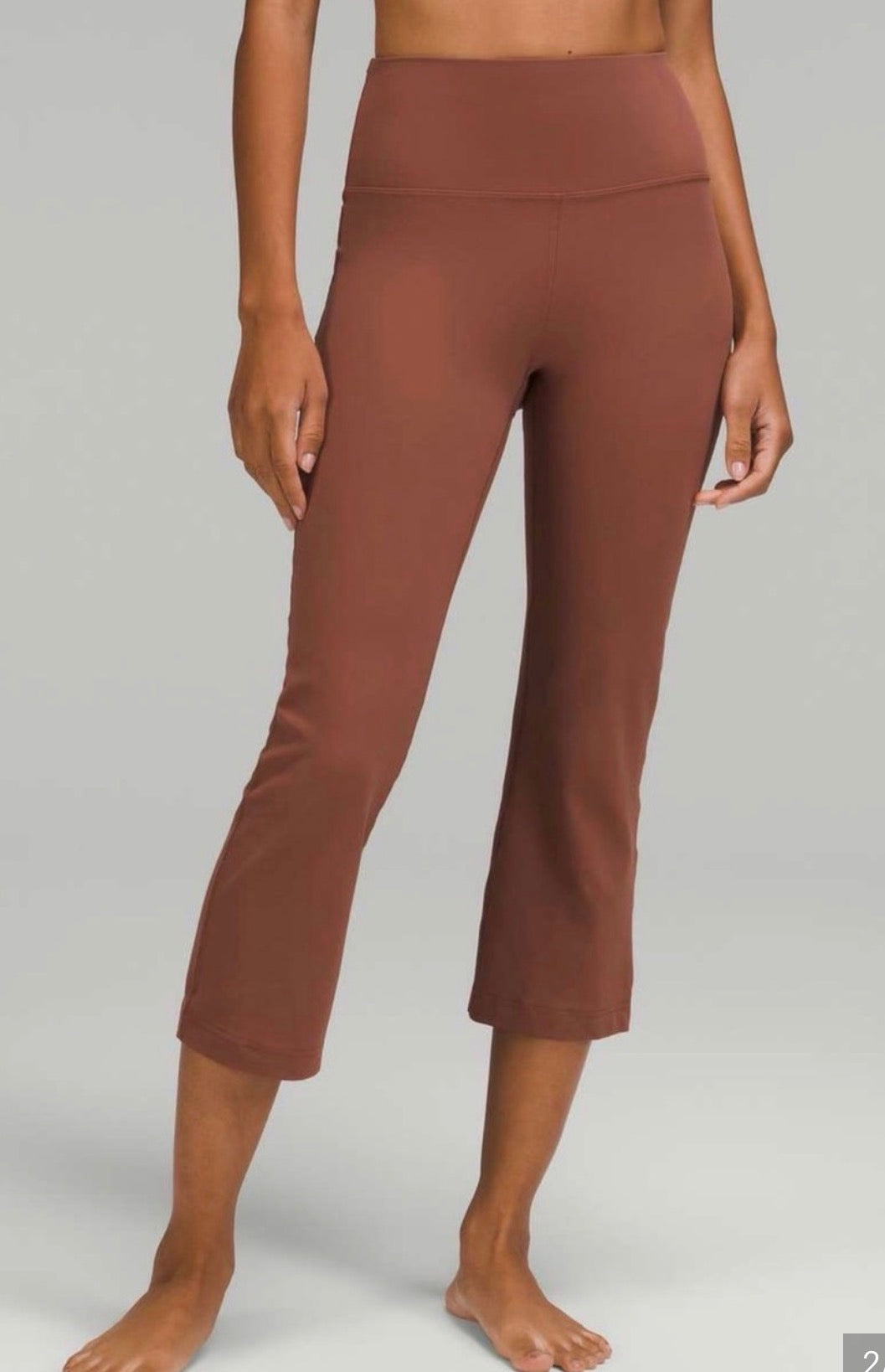 Lululemon groove super high rise crop 23”