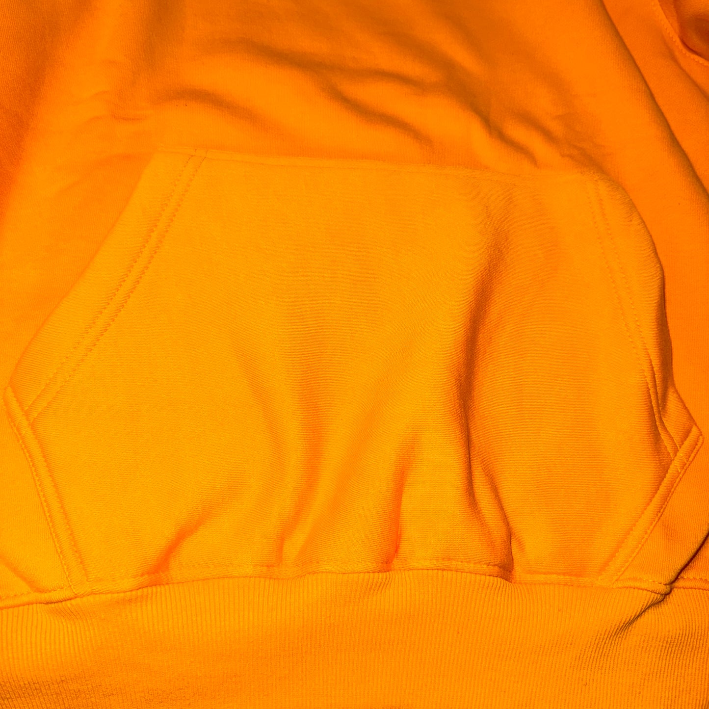 Men’s orange hoodie