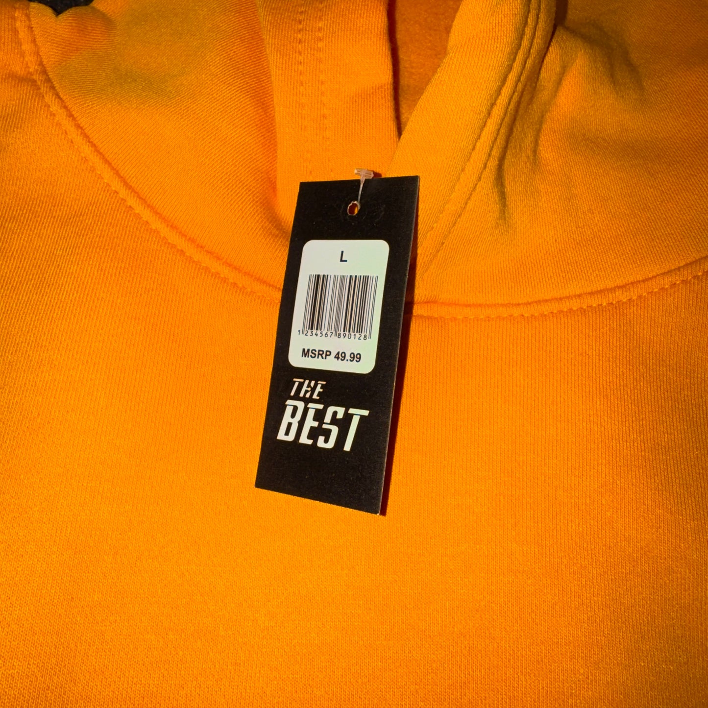 Men’s orange hoodie