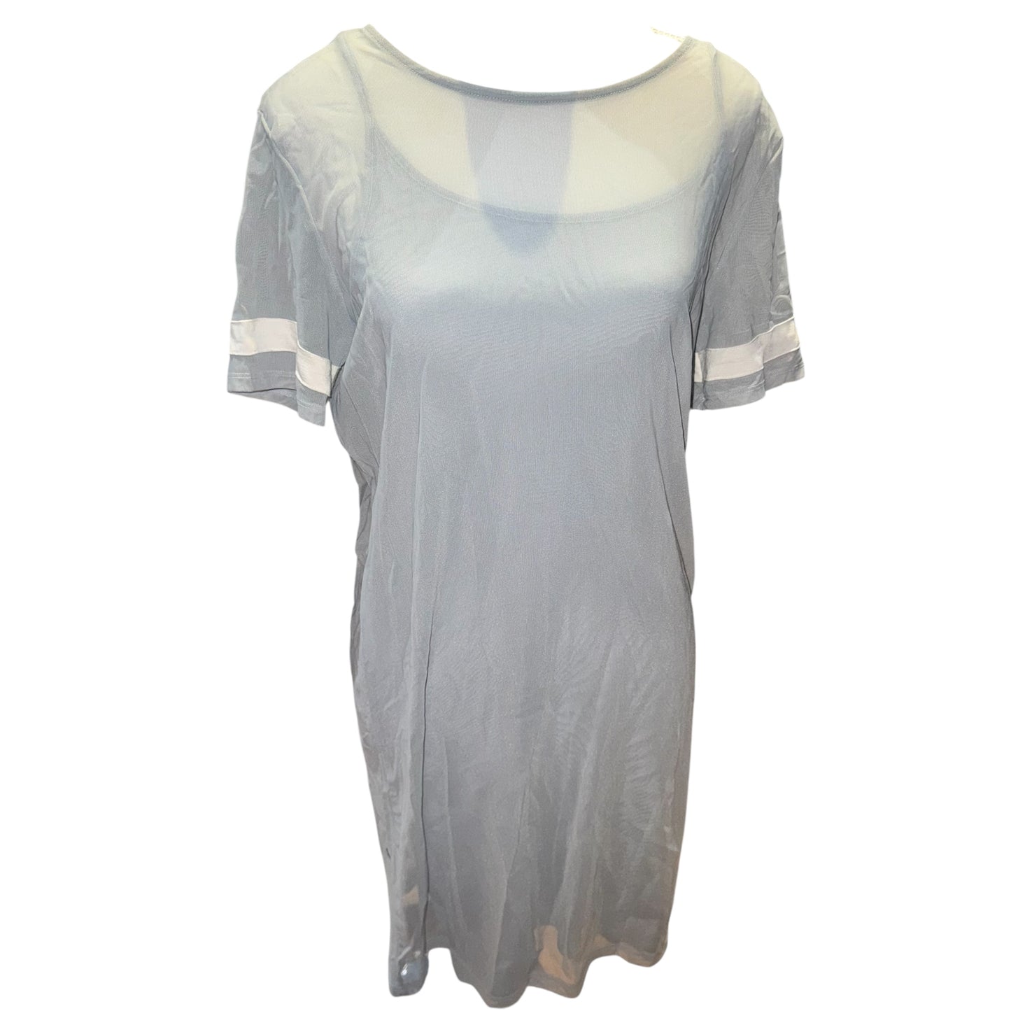 Layered mesh t-shirt dress