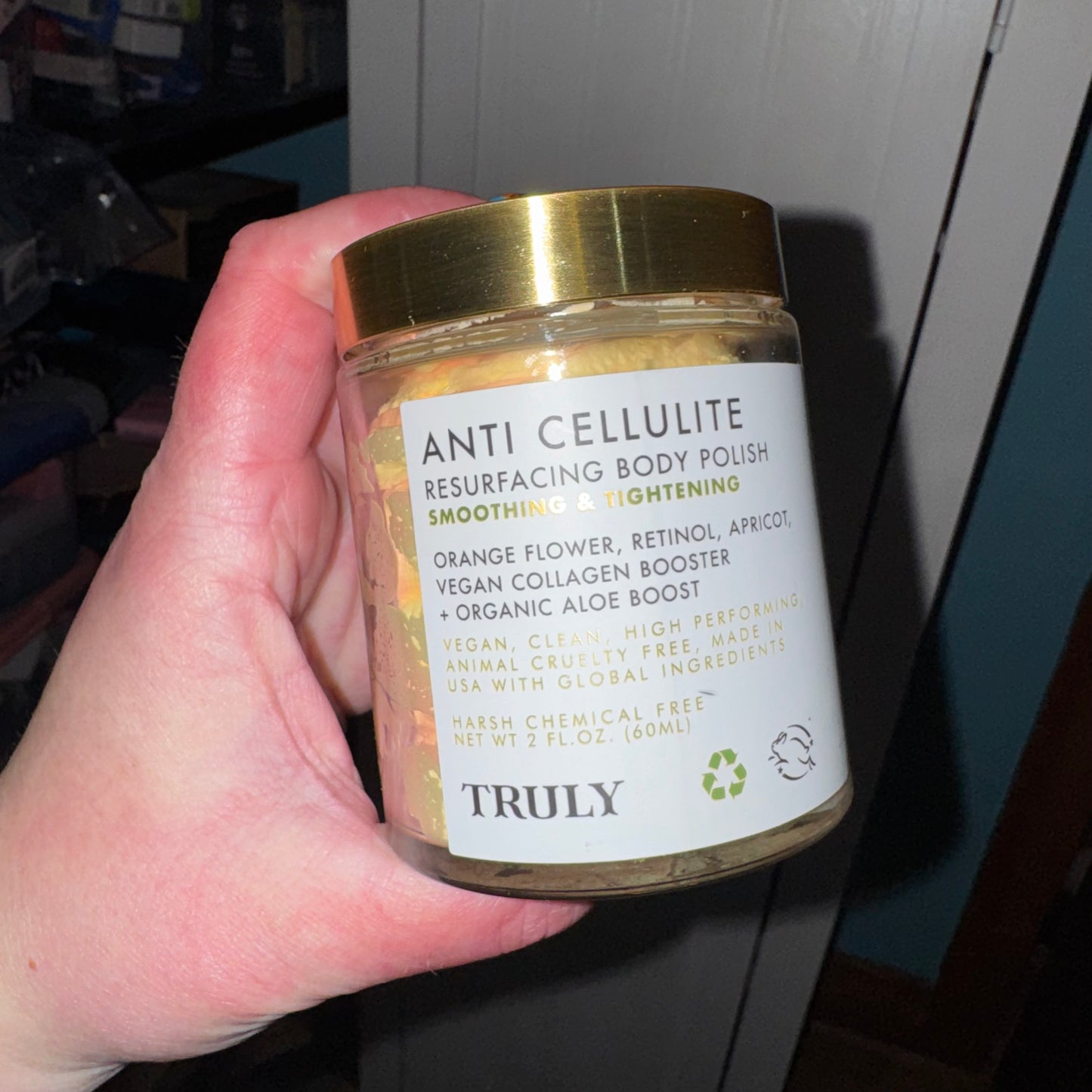 Anti cellulite resurfacing polish