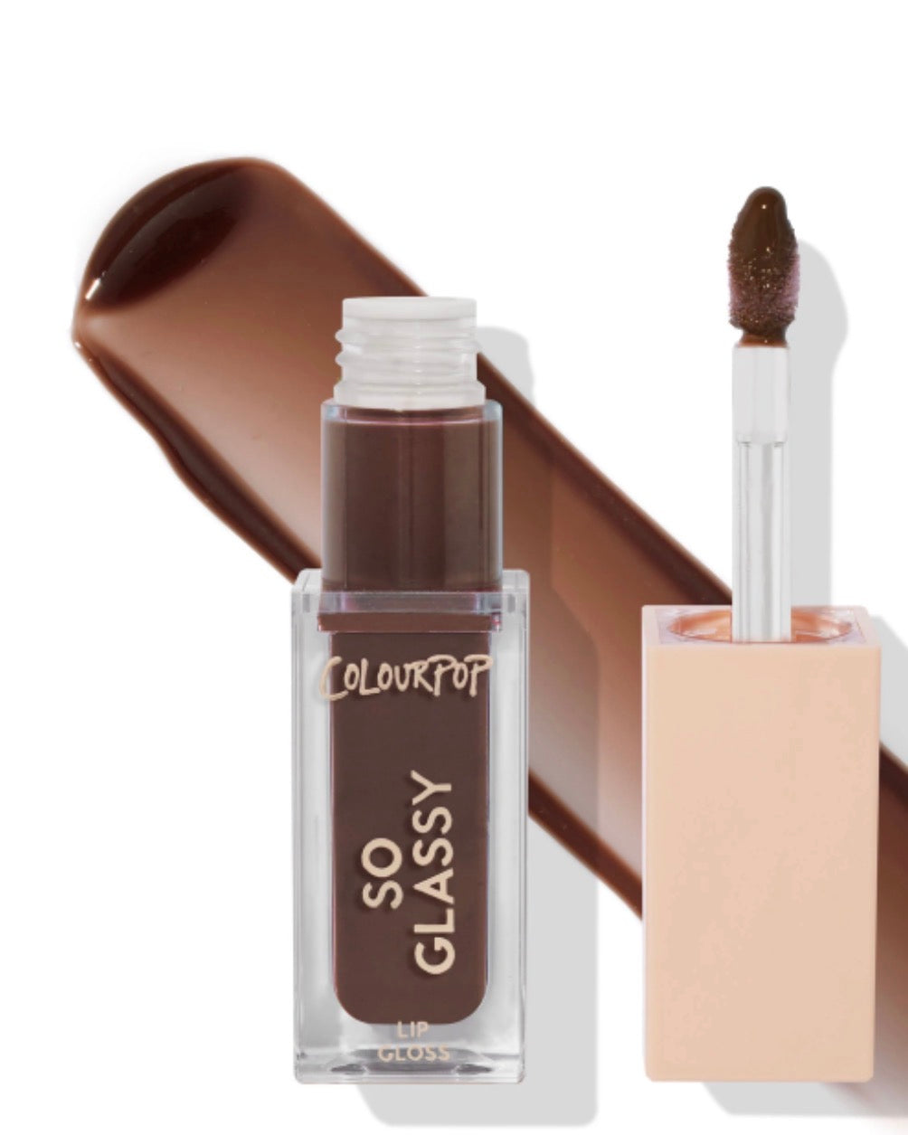 So glassy lip gloss