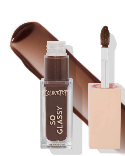 So glassy lip gloss