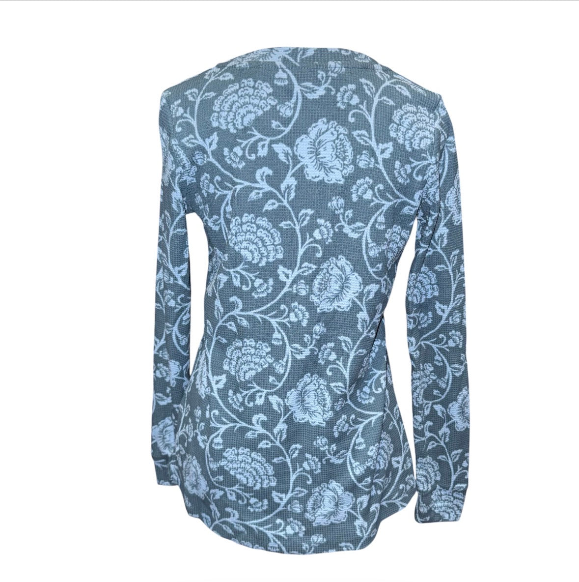 Floral waffle knit top - 2 colors