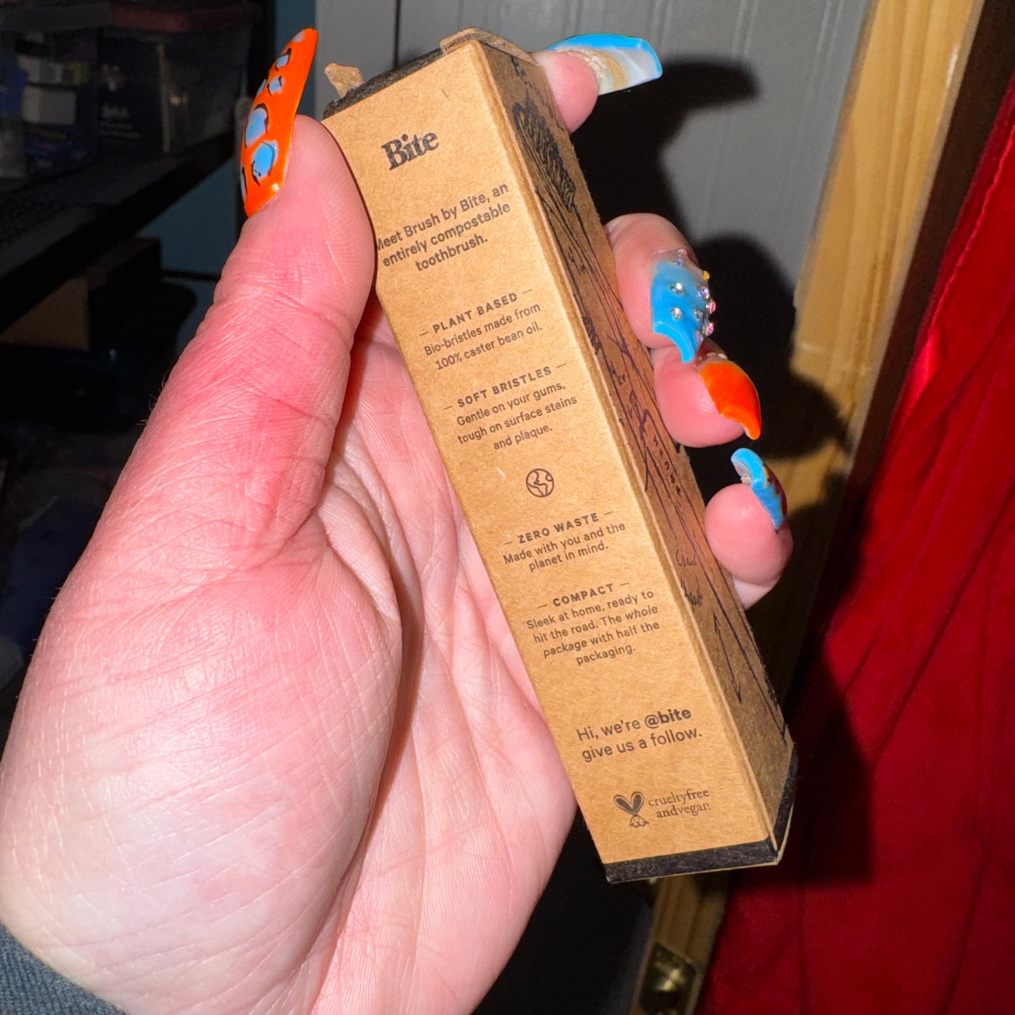 Bite toothpaste bits & bamboo toothbrush