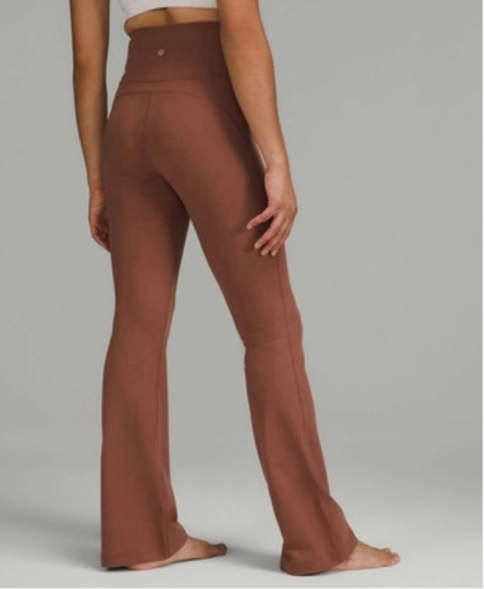 Groove high rise flare leggings