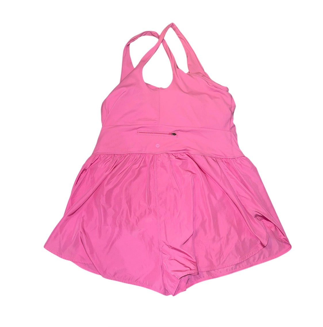 Crossback athletic buttersoft romper