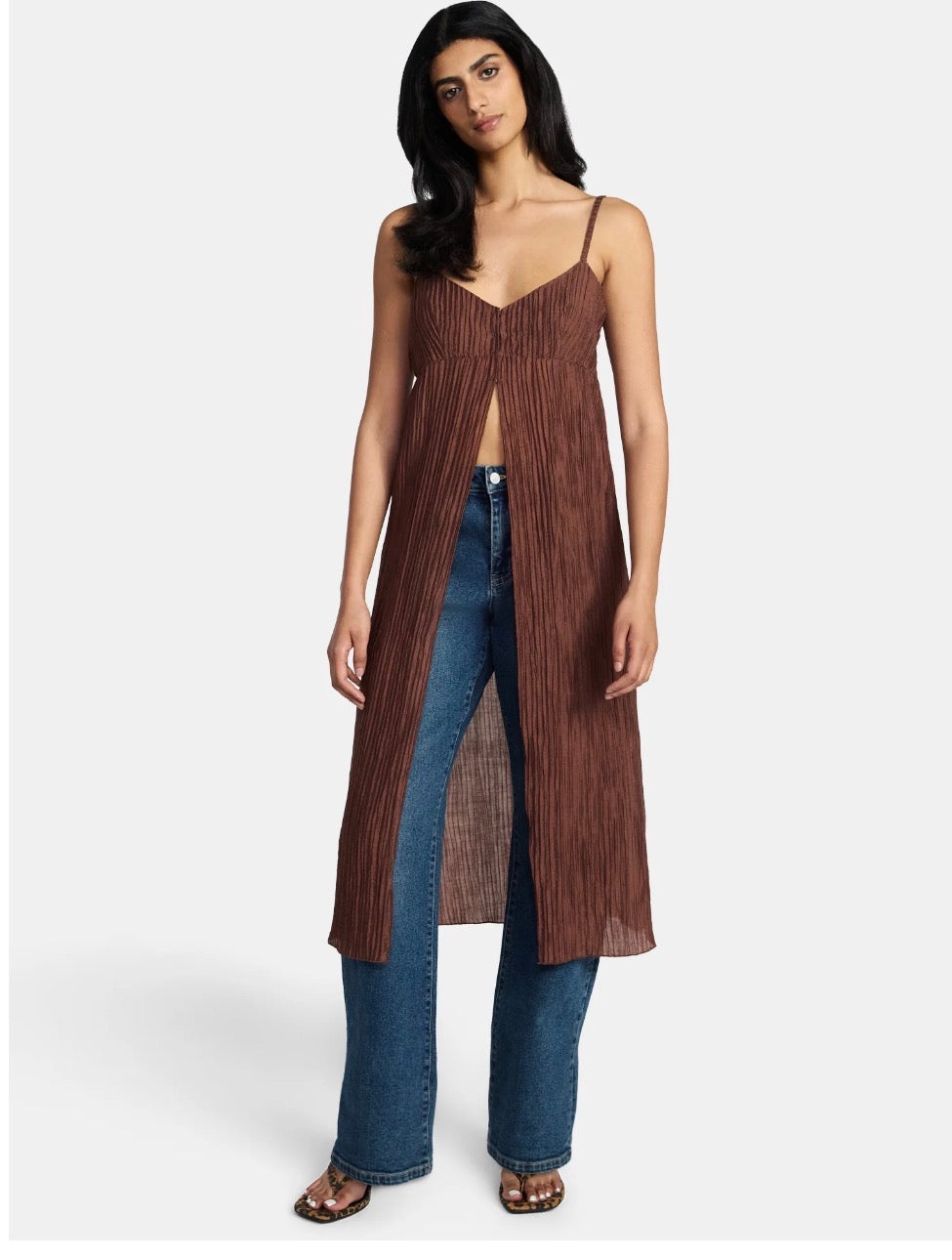 Flyaway maxi tank top
