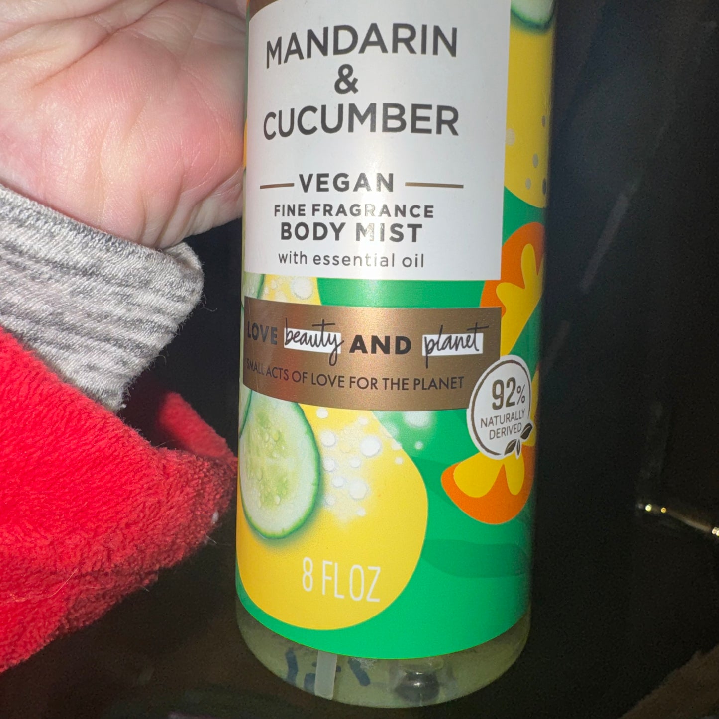 Beloved mandarin & cucumber body mist