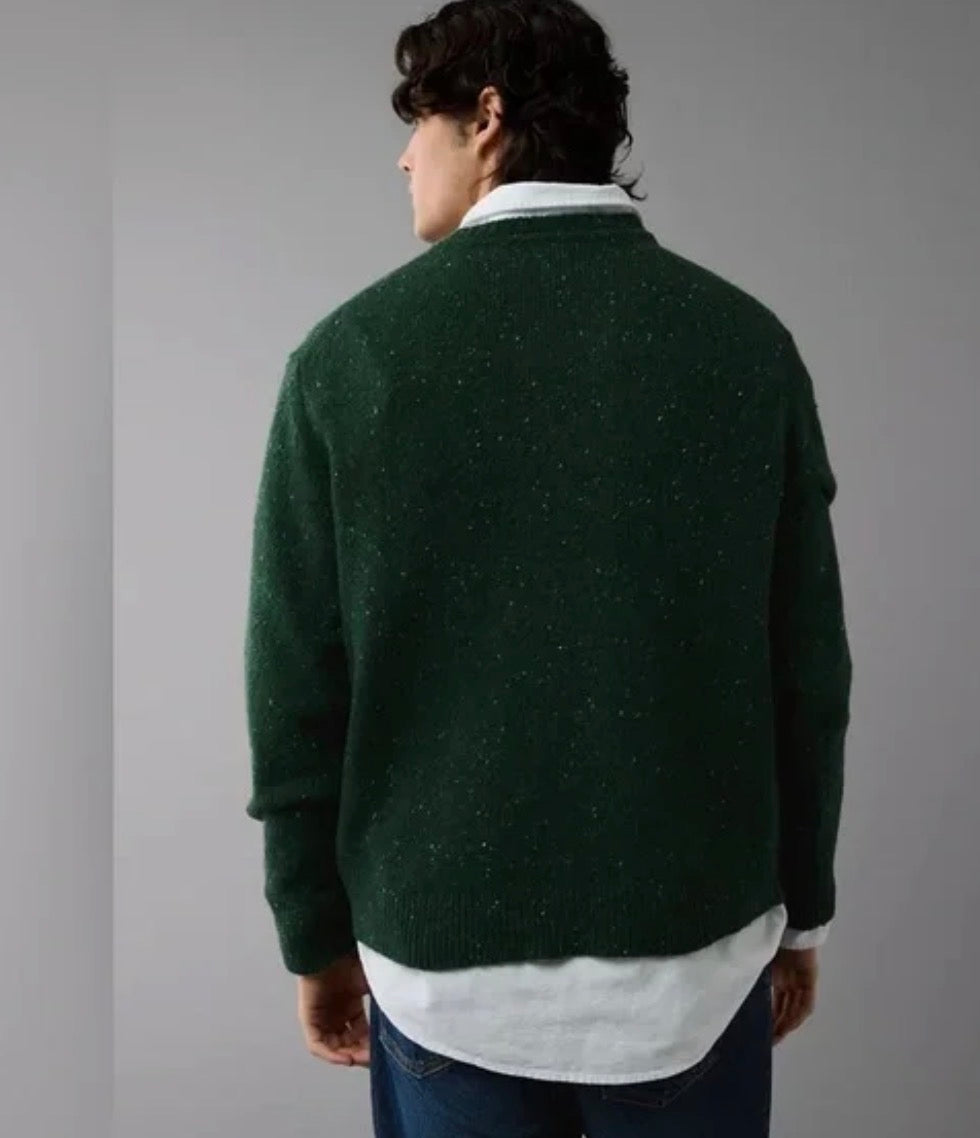 Men’s anerican eagle ribbed crew neck sweater