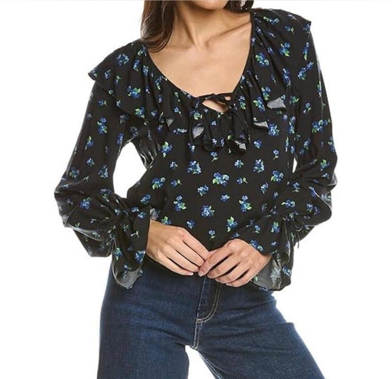 Ruffled blouse