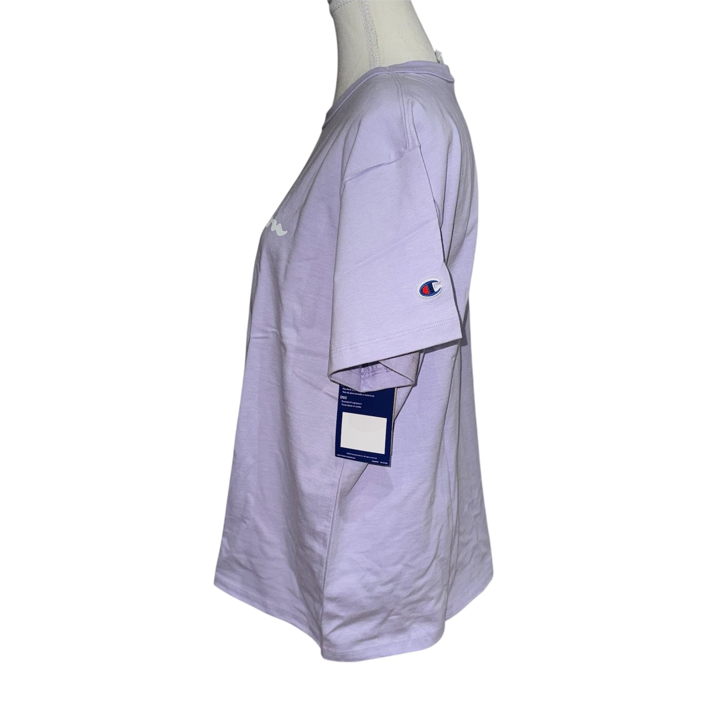 Lilac logo tee