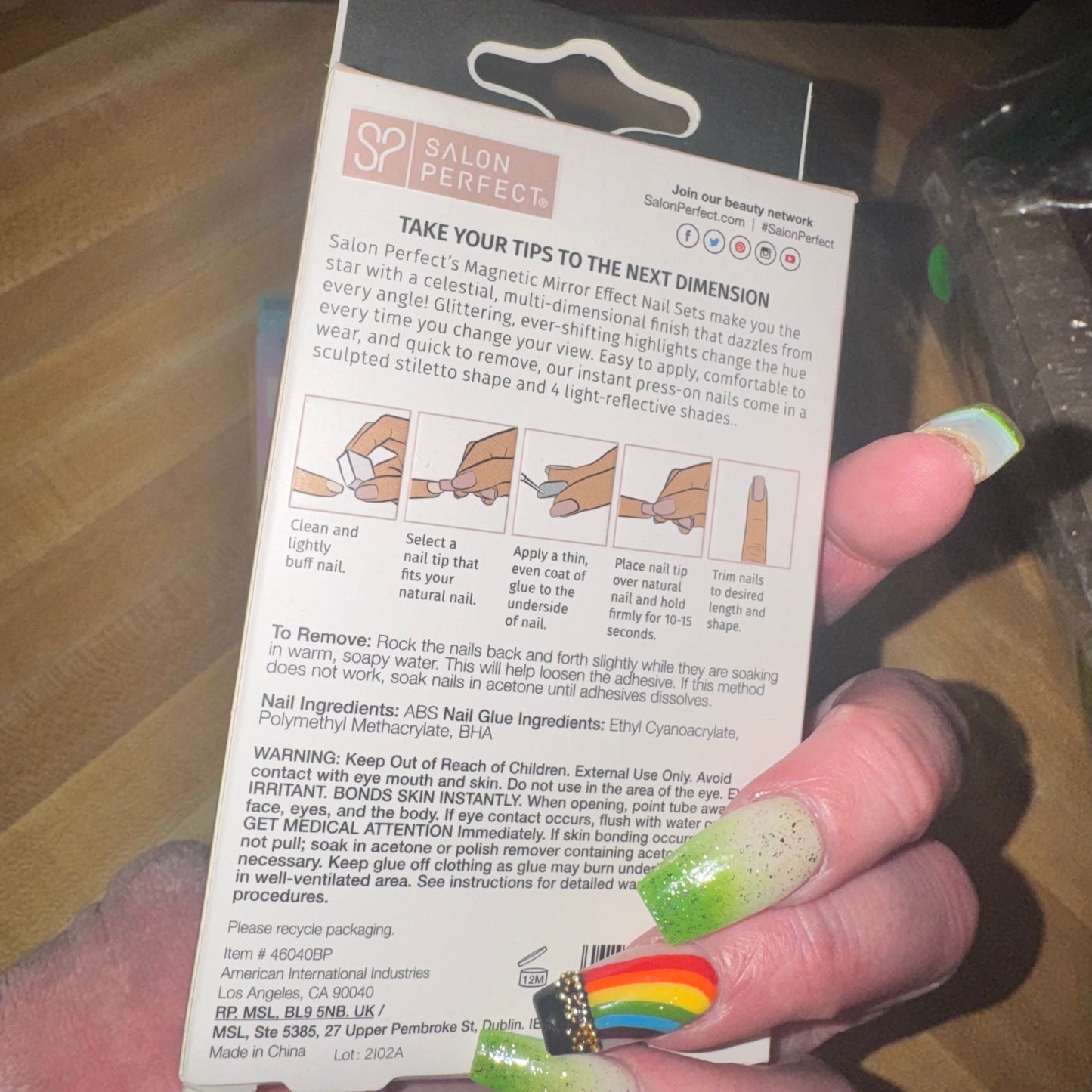 Salon perfect press on nails bundle