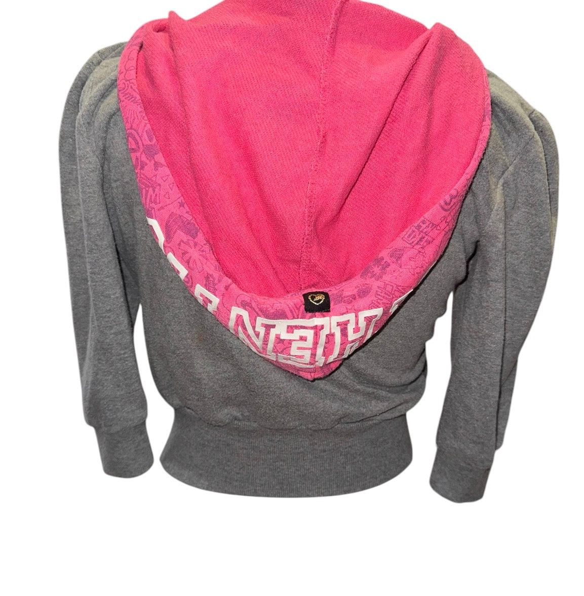 Vintage ecko red cropped zip up hoodie