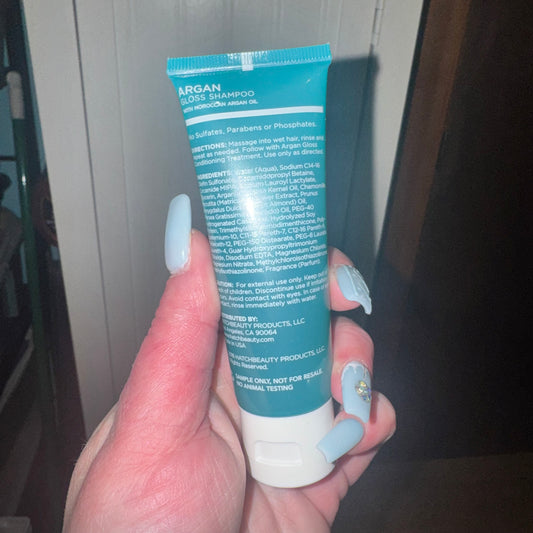 Argan gloss shampoo