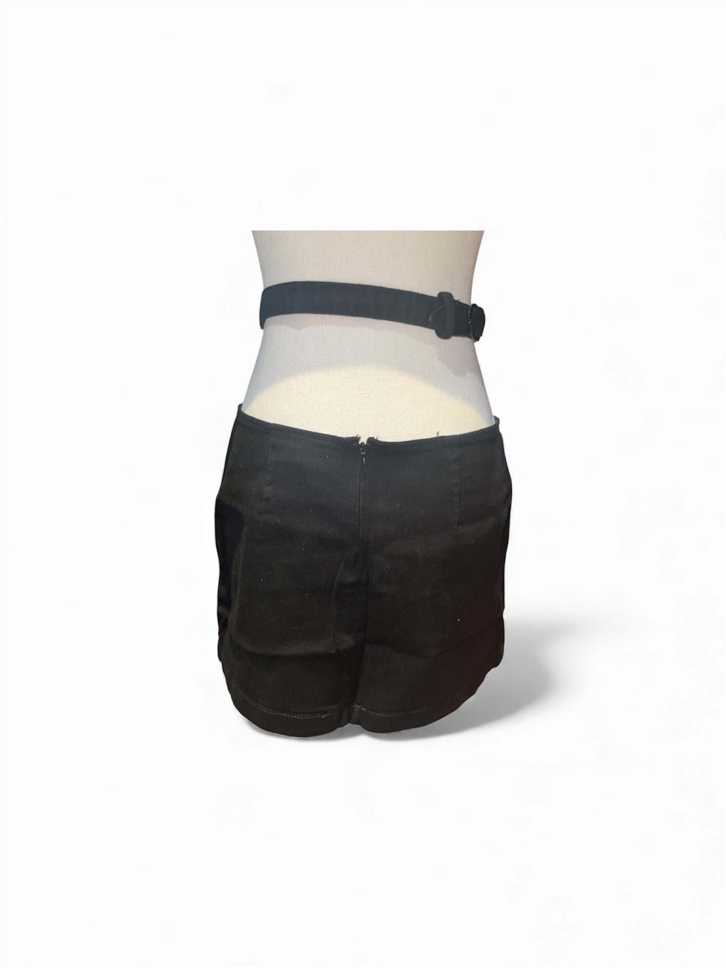 Black cut out skirt