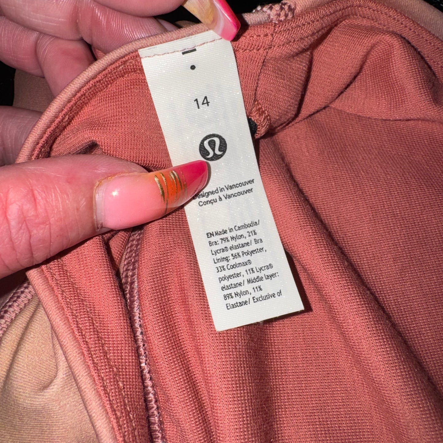 Lululemon energy bra medium support