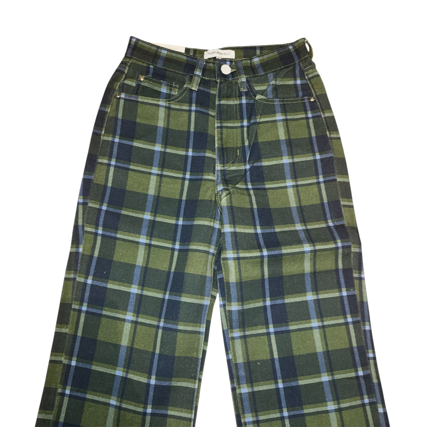 Dad jeans classic plaid