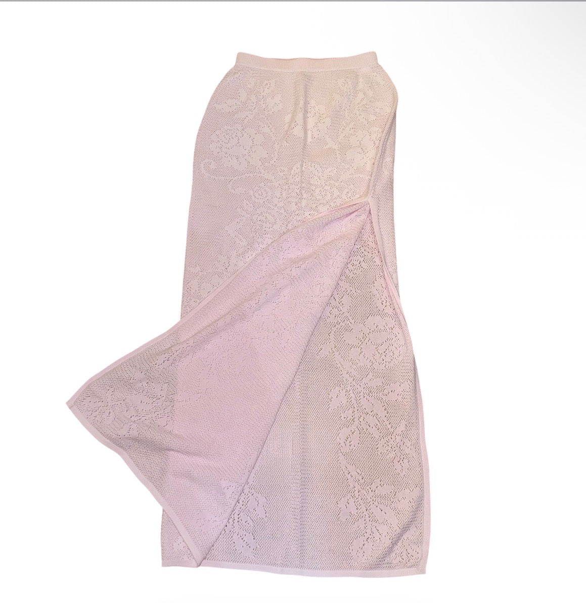 Maxi skirt with slit