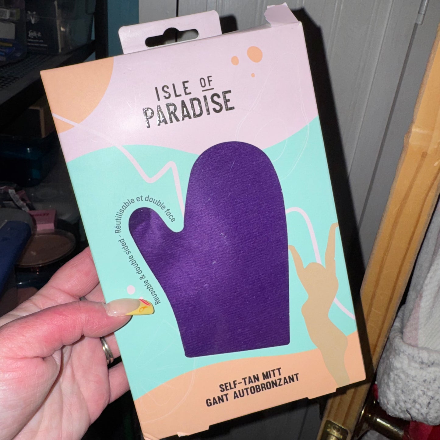 Self tan mitt