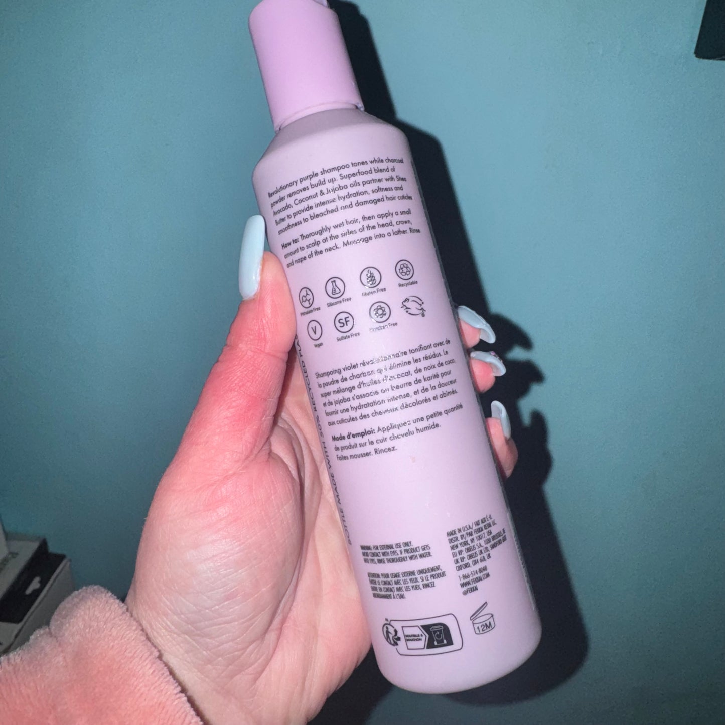 Blonde RX purple shampoo