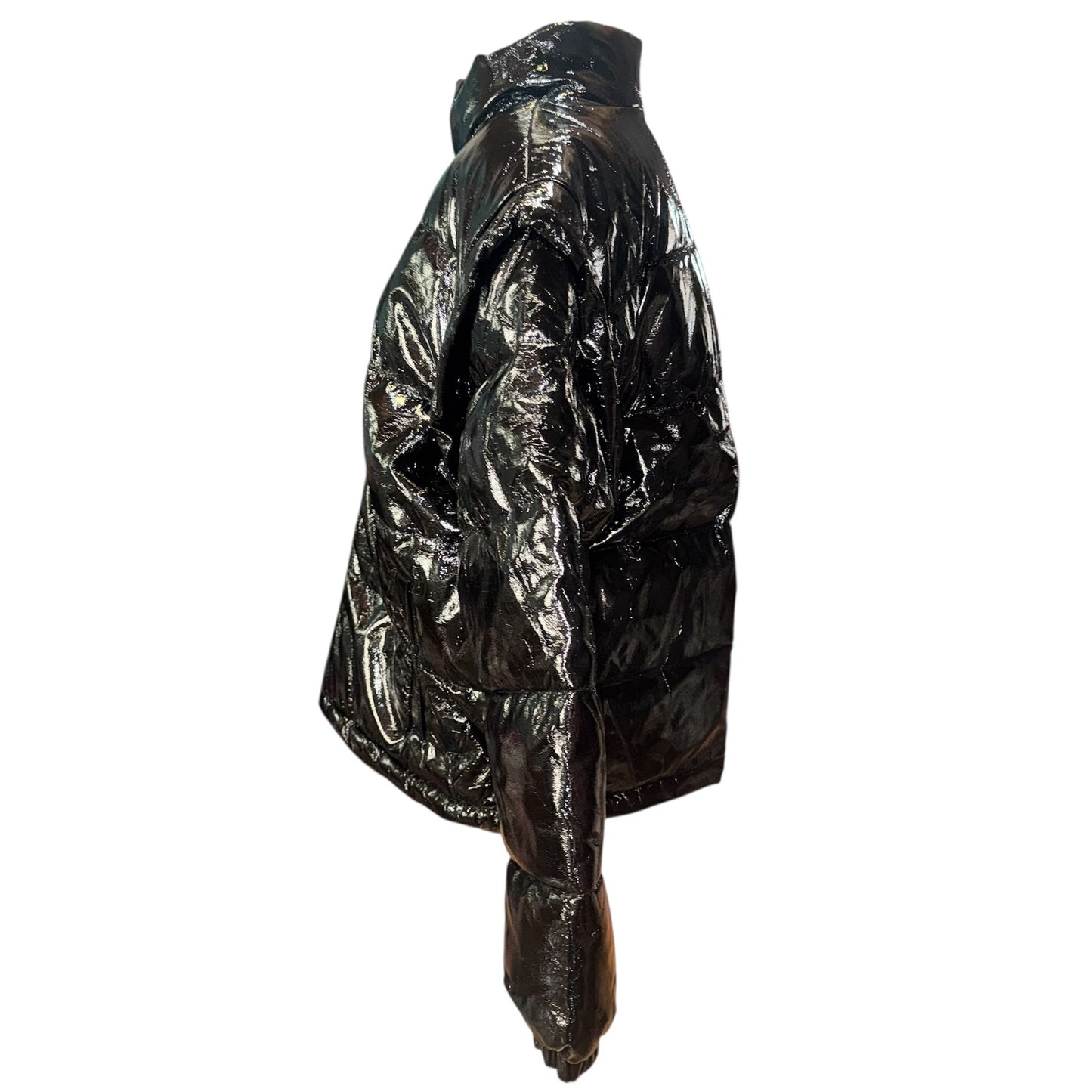 Snap off sleeve puffer jacket
