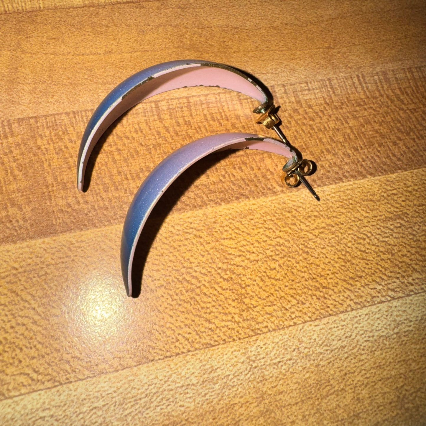 Vintage firebird pierced earrings