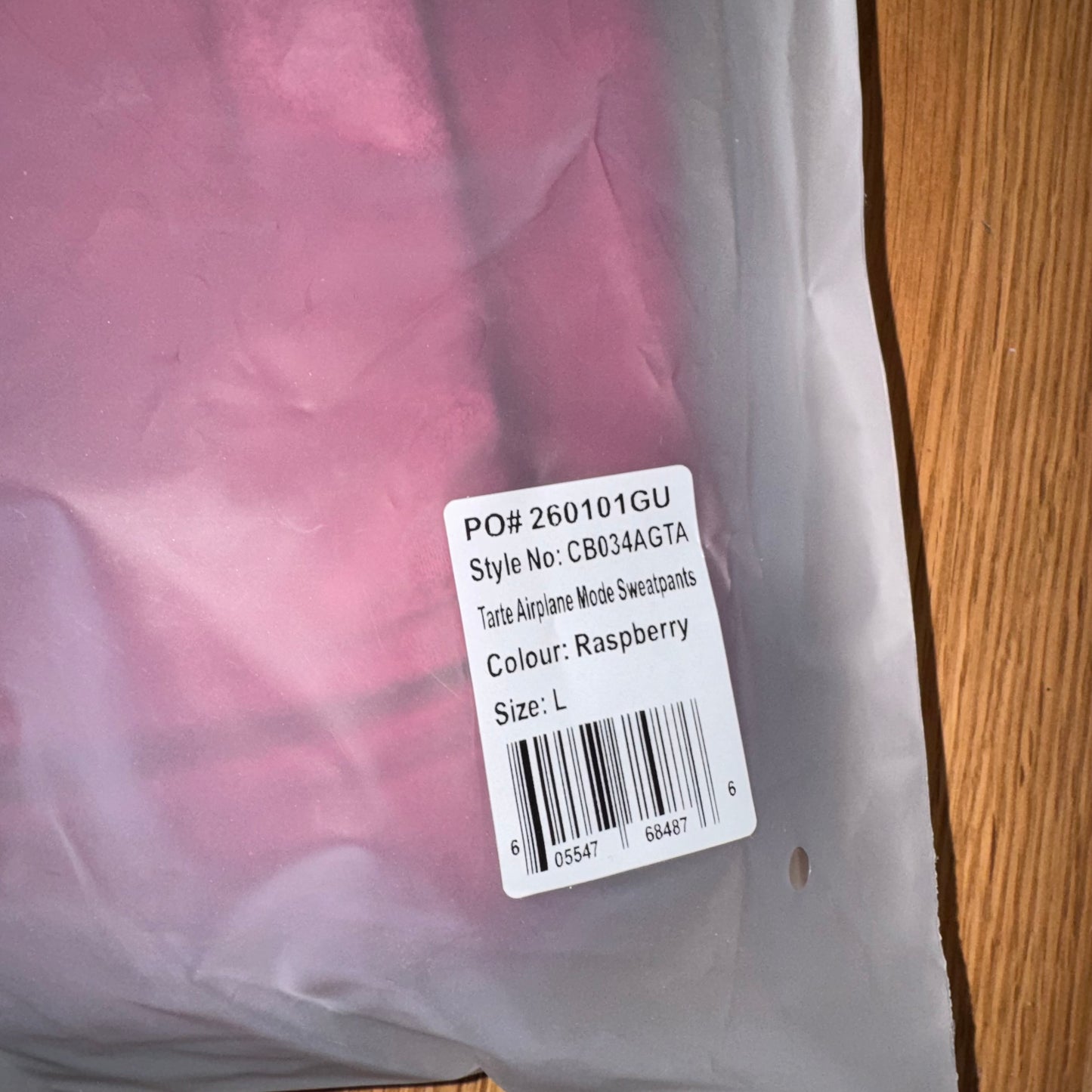 Comfrt/tarte airport mode sweatpants