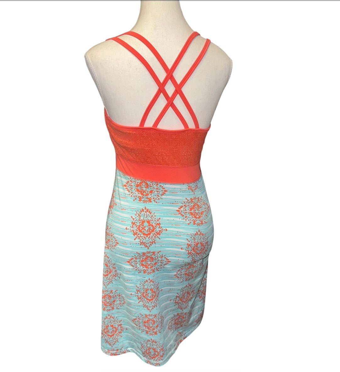 Strappy back activewear dress