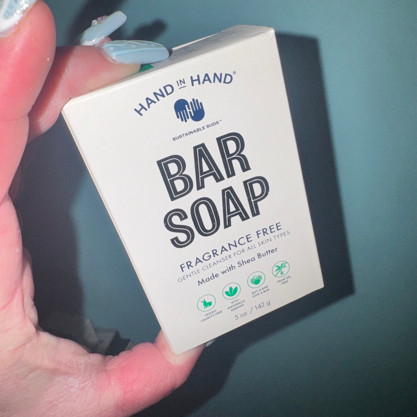 Fragrance free bar soap