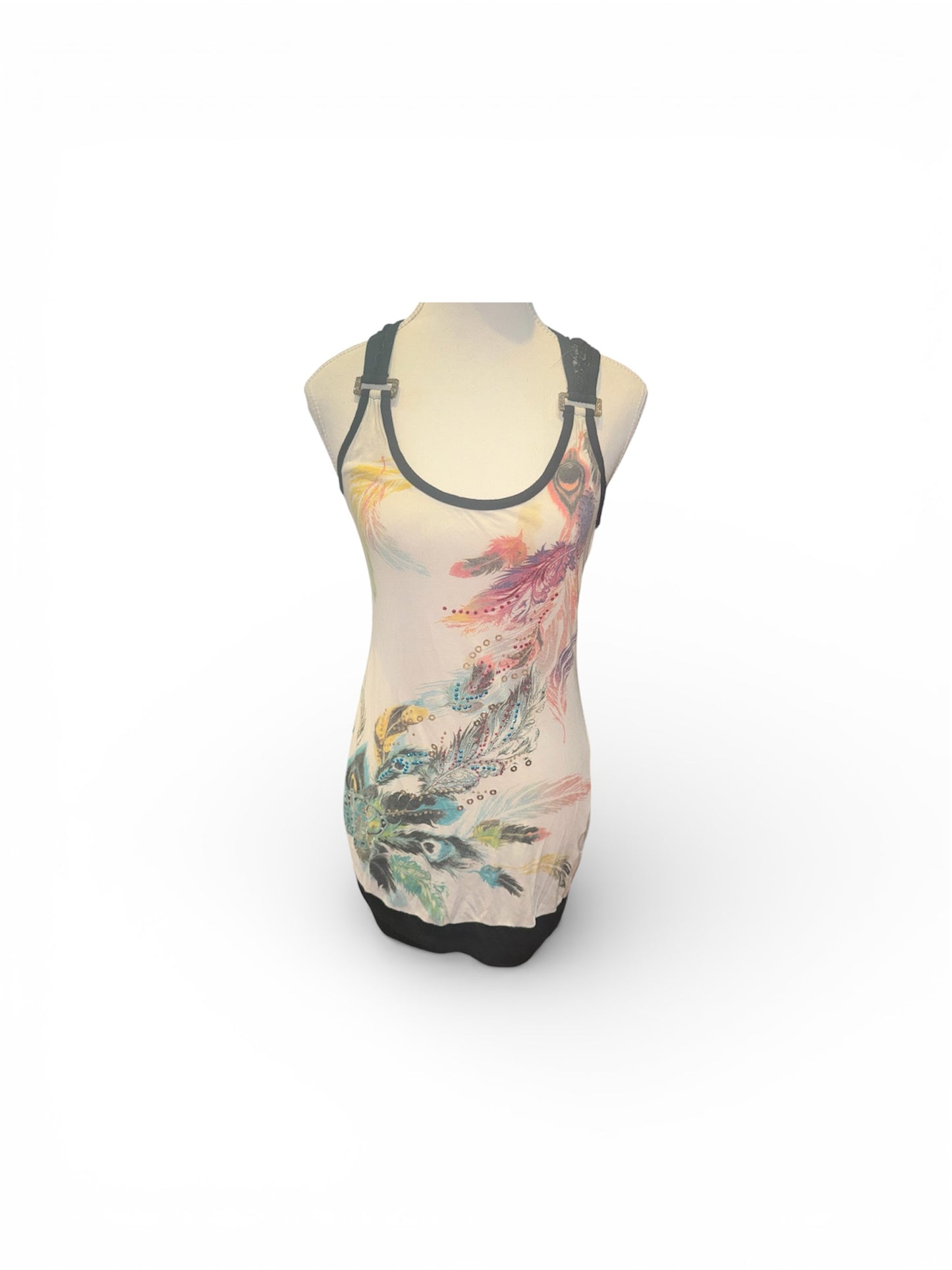 Vintage rhinestone tank top