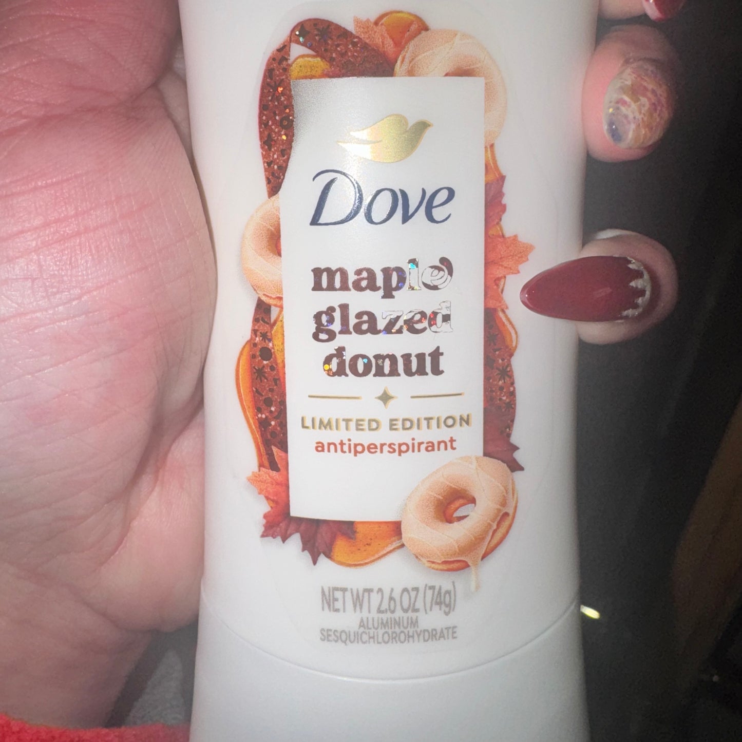 Dove limited edition maple glazed donut deodorant