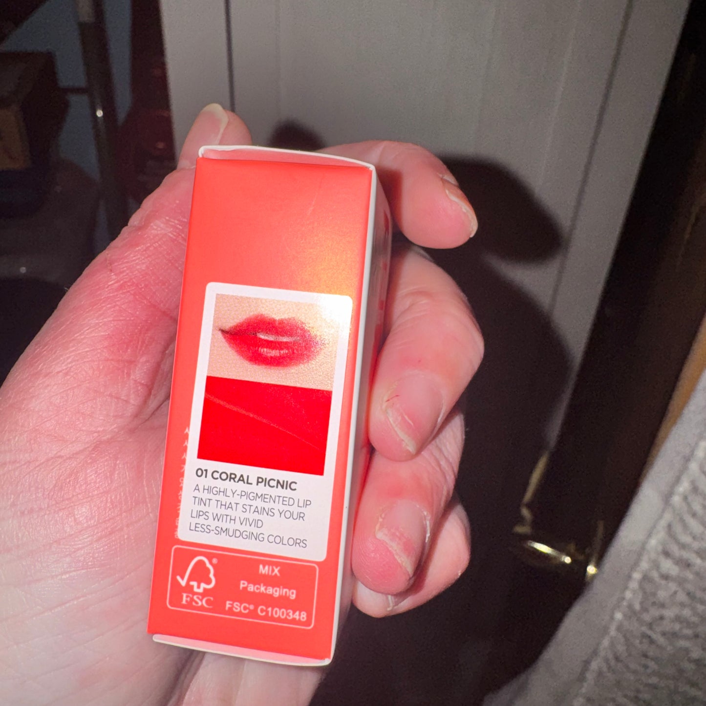 Color key ring water gel lip tint