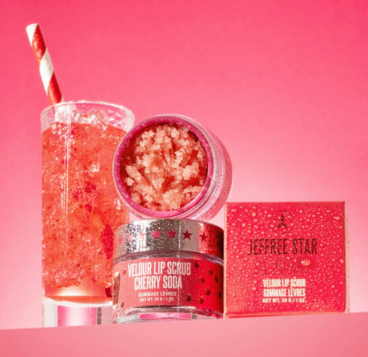 Velour lip scrub - cherry soda