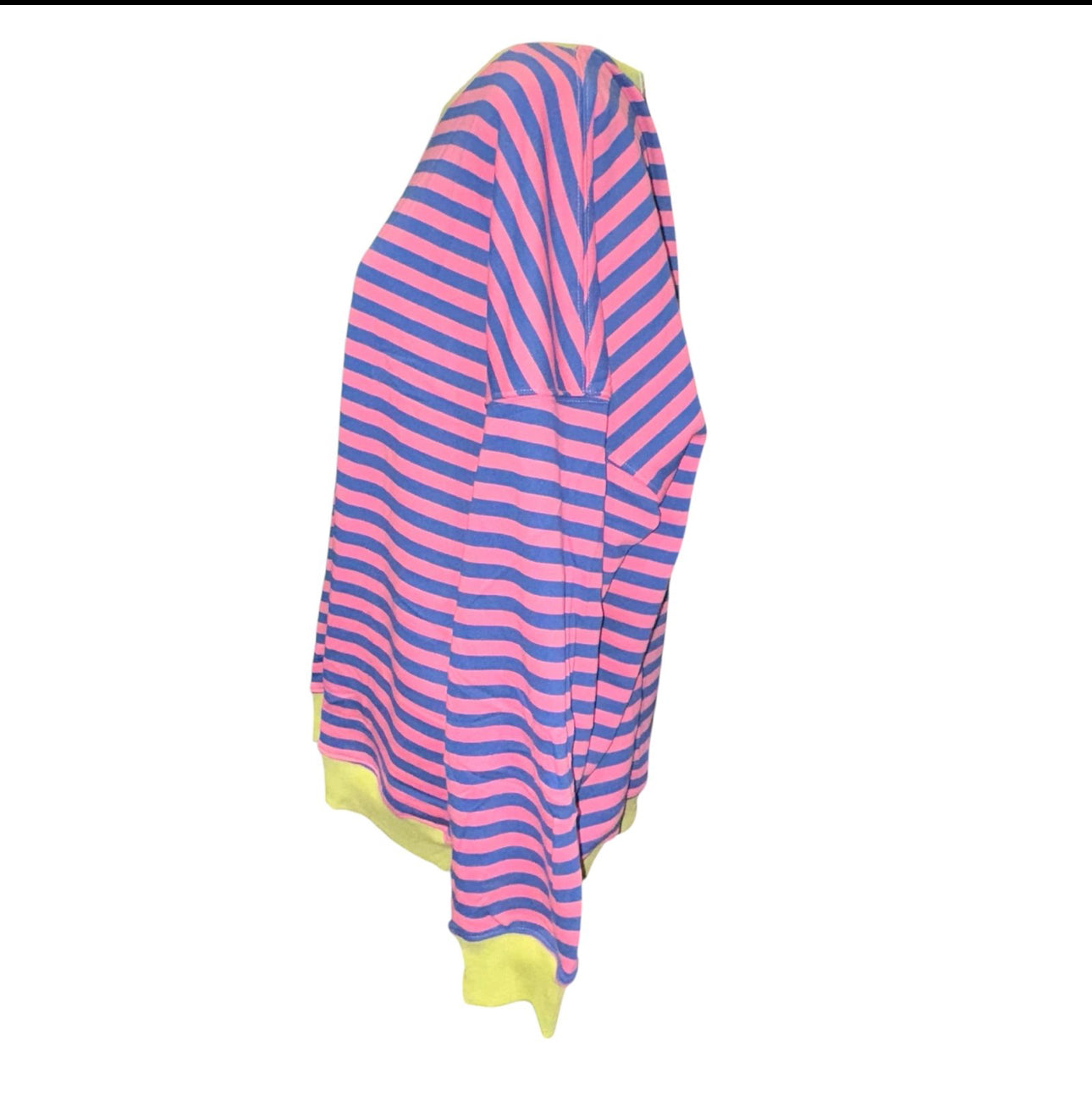 Oversized striped sweatshirt