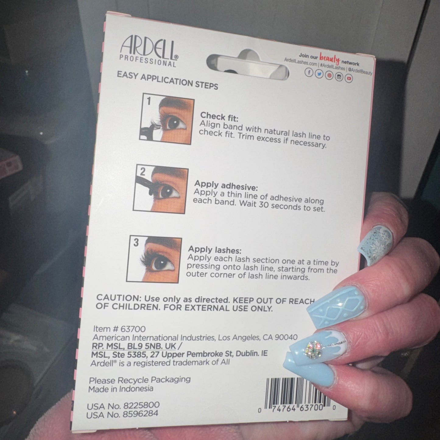 Ardell lash ID
