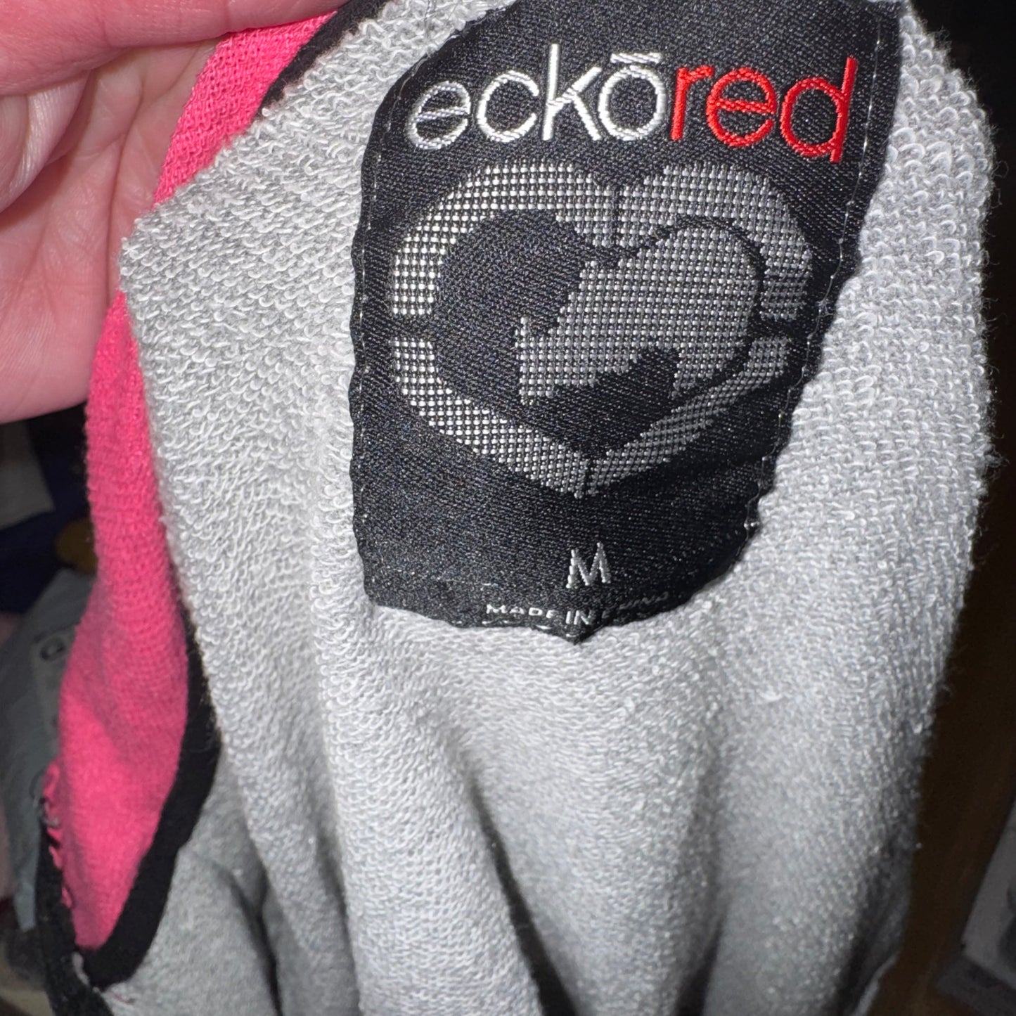 Vintage ecko red cropped zip up hoodie