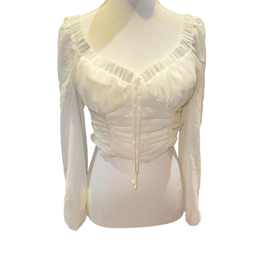 Privy romantic pleasant blouse