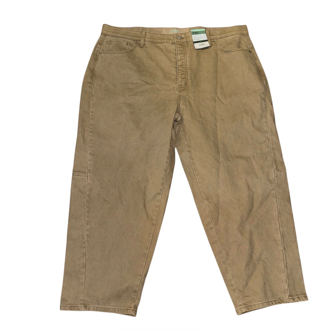 High rise barrel jeans - size 24W