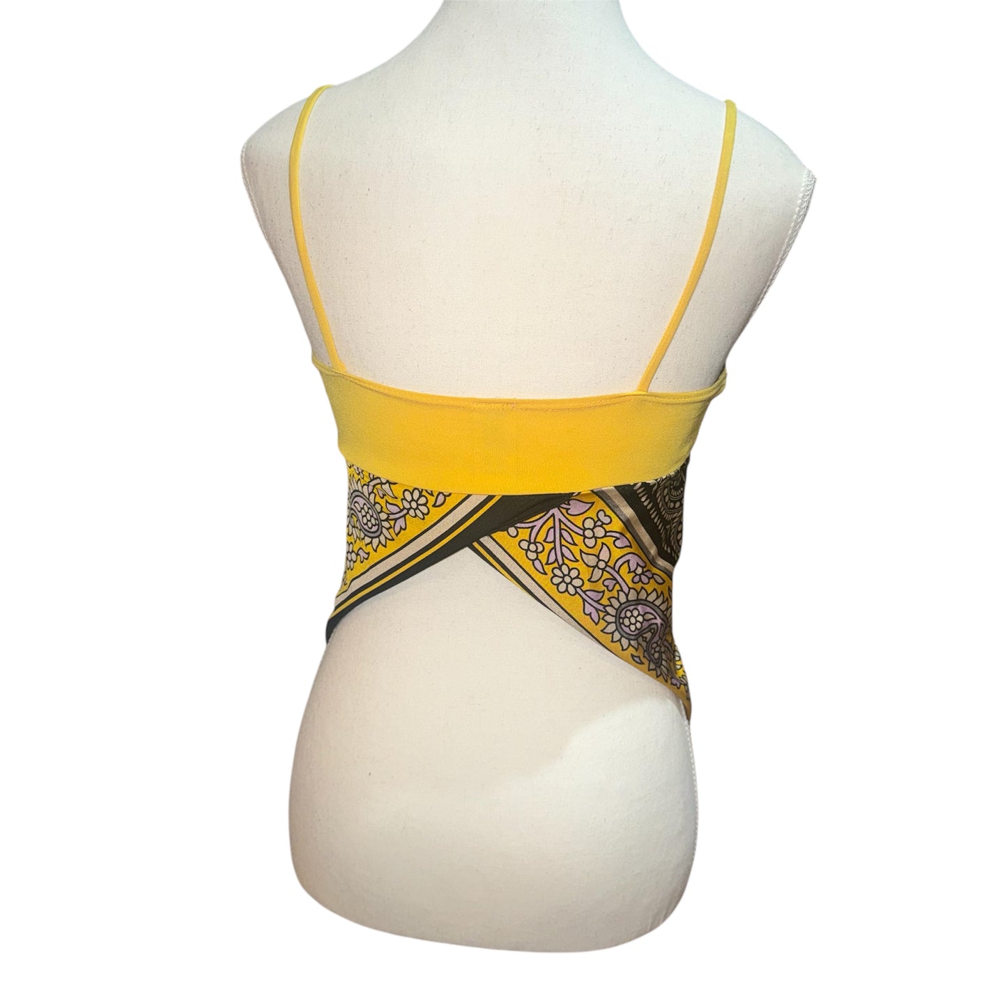 Vintage handkerchief hem top