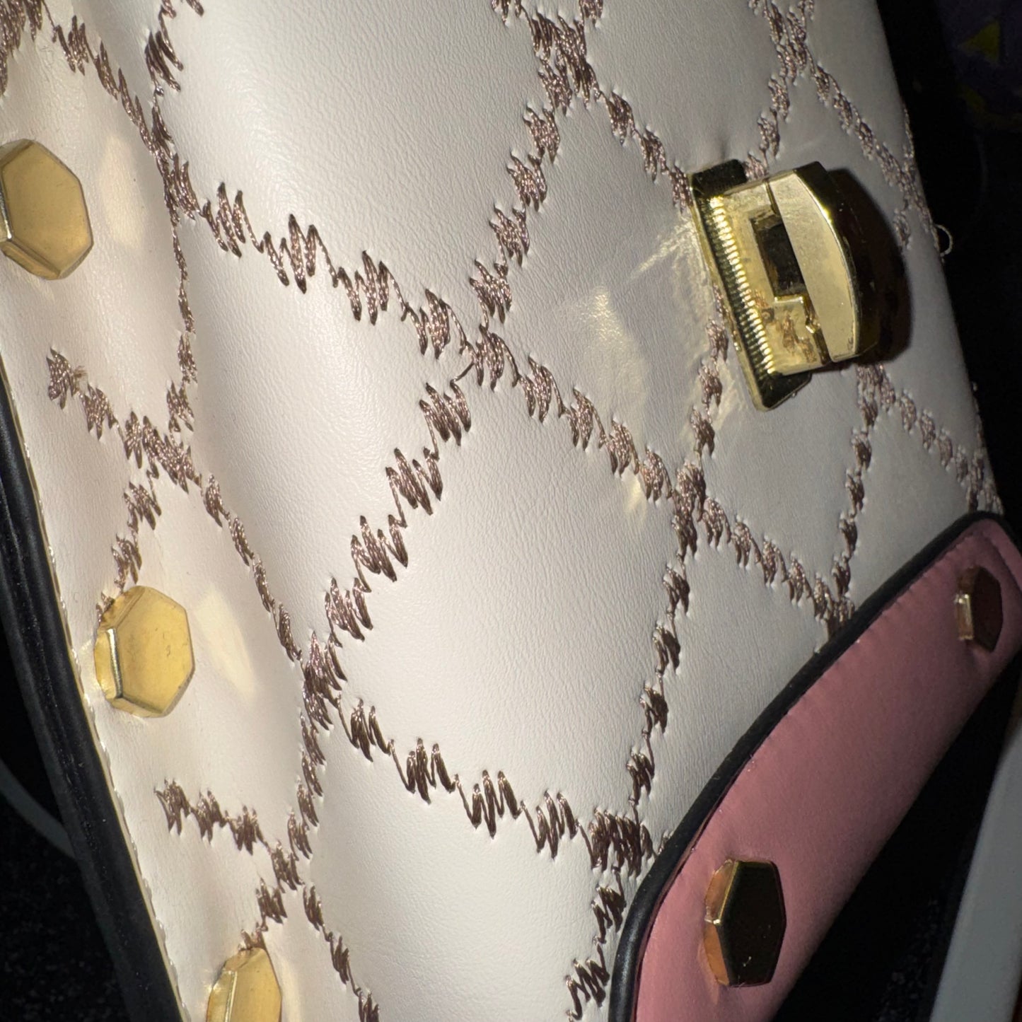 Color block mini crossbody