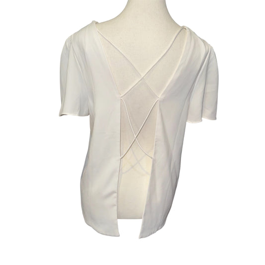 Open back boxy top